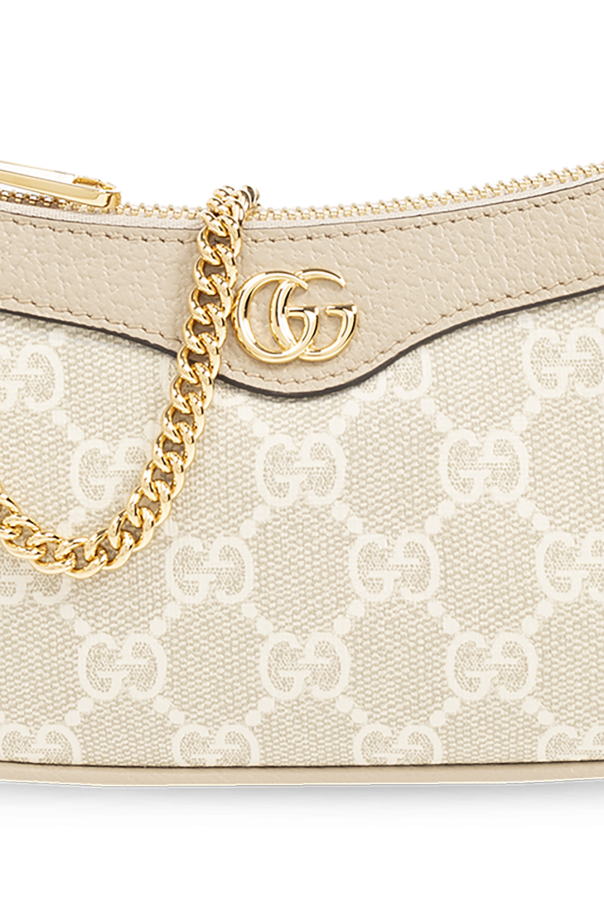 Gucci Sylvie outlet Shelly Web Stripe Denim Pochette